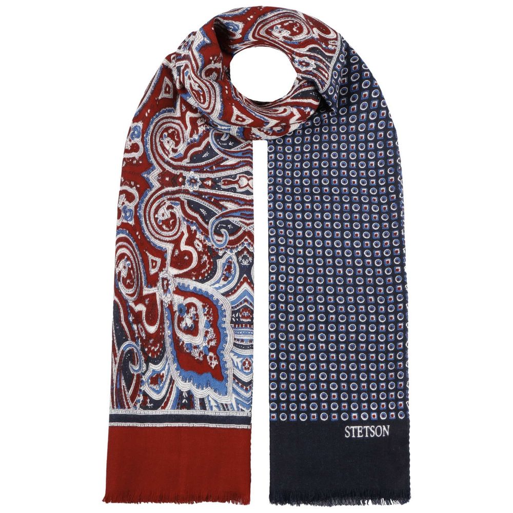 Stetson Scarf Wool Paisley Patch - Halstørklæde fra Stetson hos The Prince Webshop