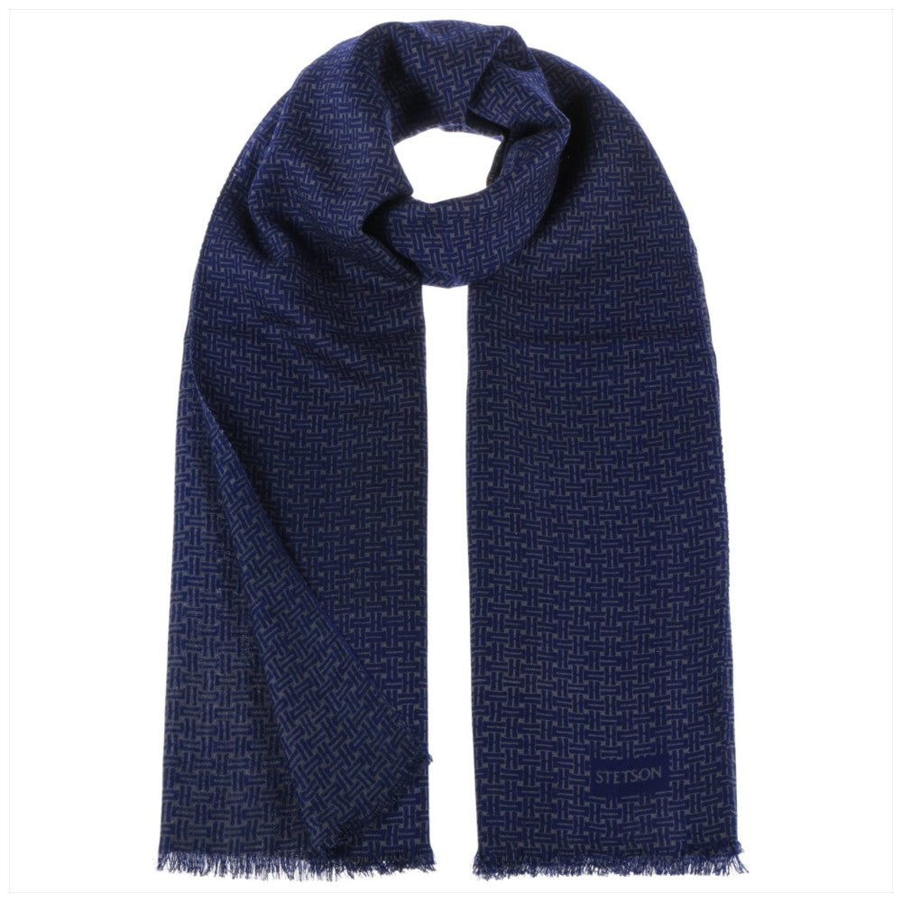 Stetson Scarf Wool Basket Weave