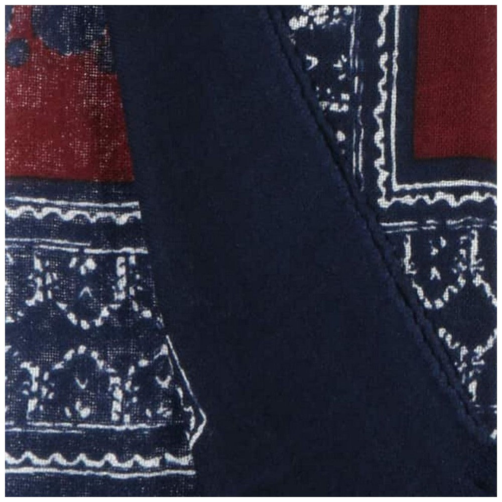 Stetson Scarf Wool Ornaments Navy Rust