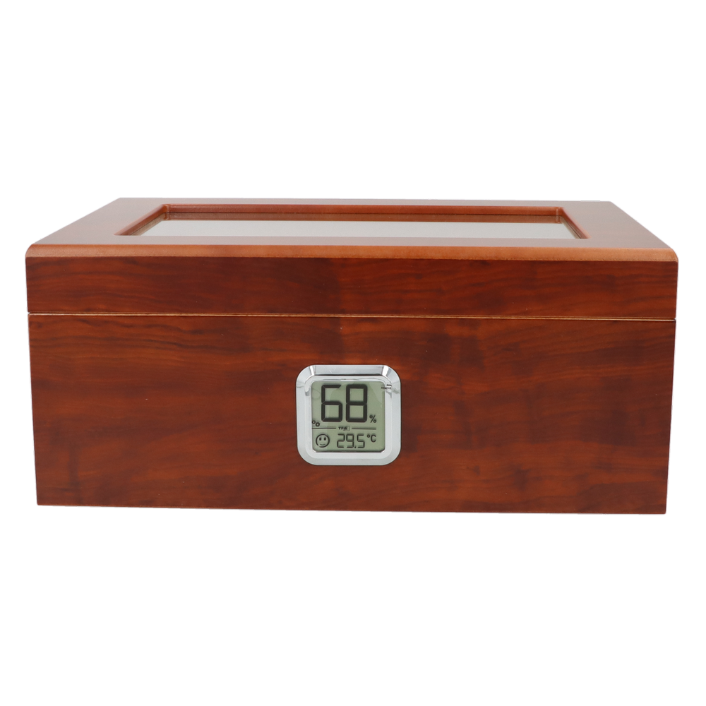 Angelo 50-75 Cigar Humidor med Glaslåg