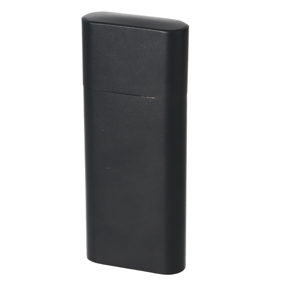 Angelo Cigar Etui - 3 stk. 60 Ring Gauge - Sort Stål - Cigar Etui fra Angelo hos The Prince Webshop