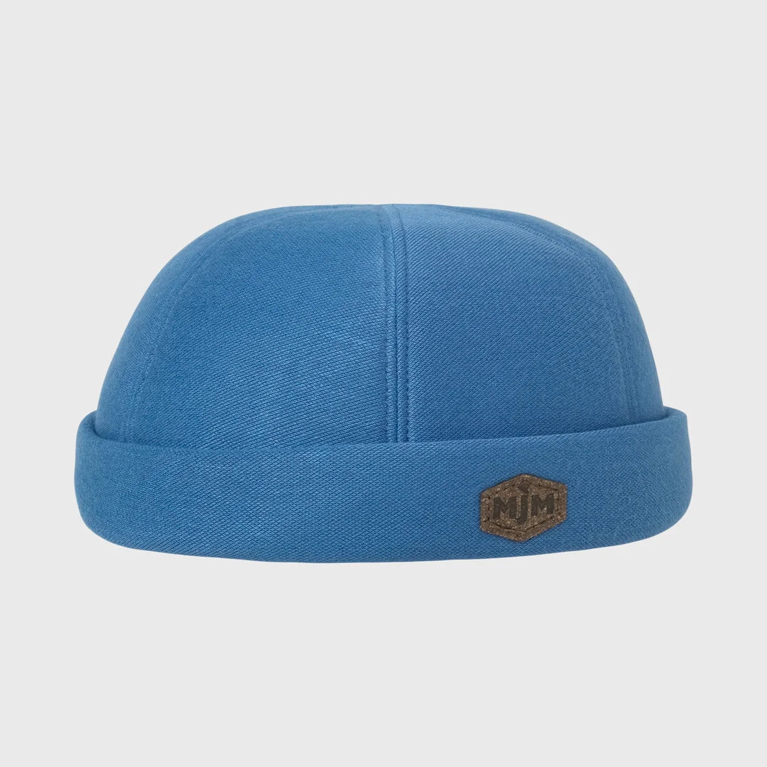 MJM Aron 41 Bamboo Docker Cap Blue - Docker Cap fra MJM Hats hos The Prince Webshop