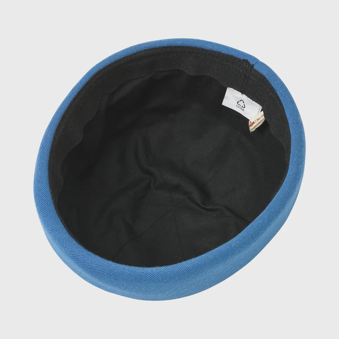 MJM Aron 41 Bamboo Docker Cap Blue - Docker Cap fra MJM Hats hos The Prince Webshop