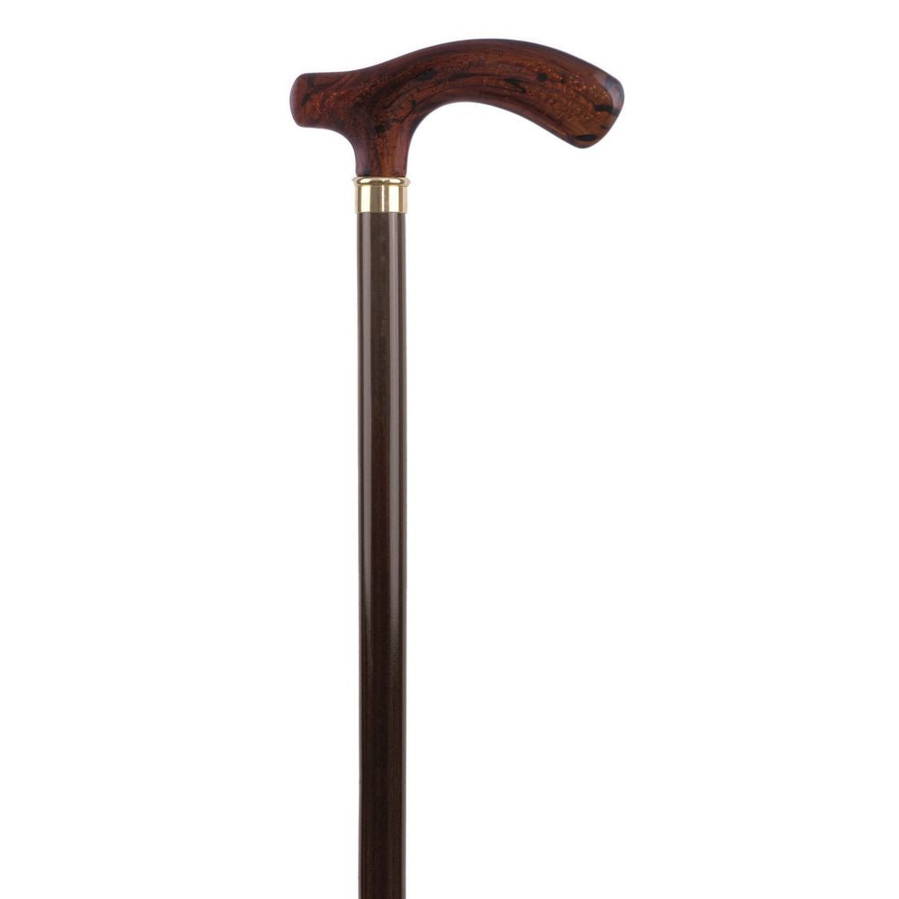 Spadserestok - CRUTCH TORTOISE-SHELL - Spaderestok fra Ottavio Recalcati di Renato hos The Prince Webshop