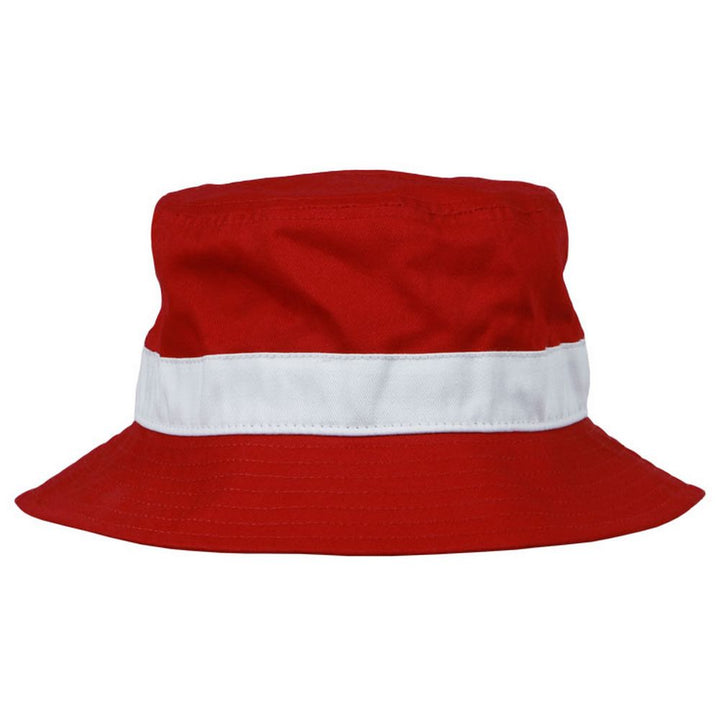 Danmark Bøllehat - RØD HVID - Bucket Hat fra Memories of Denmark hos The Prince Webshop