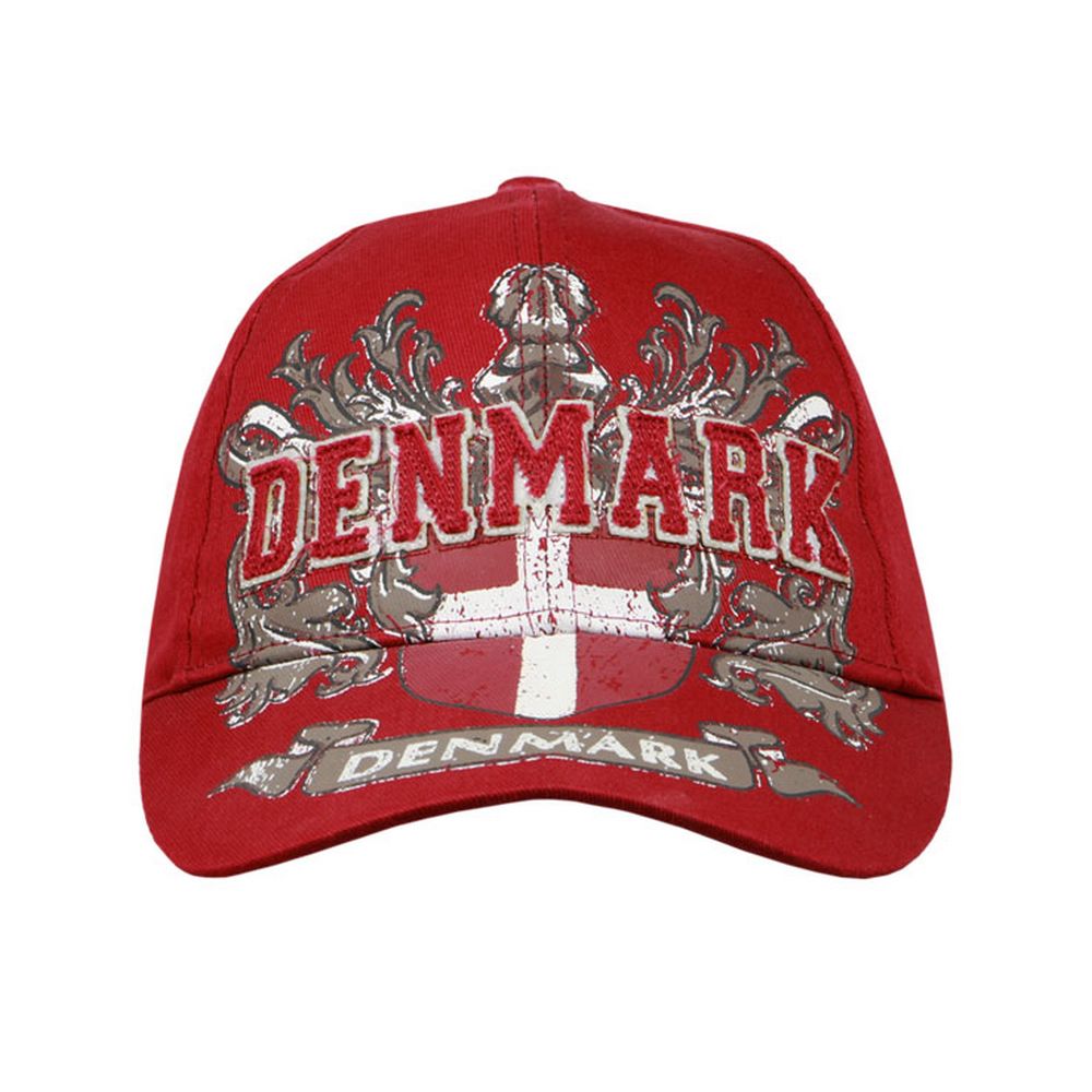 Denmark Coat of Arms Baseball Cap - Baseball Cap fra Memories of Denmark hos The Prince Webshop