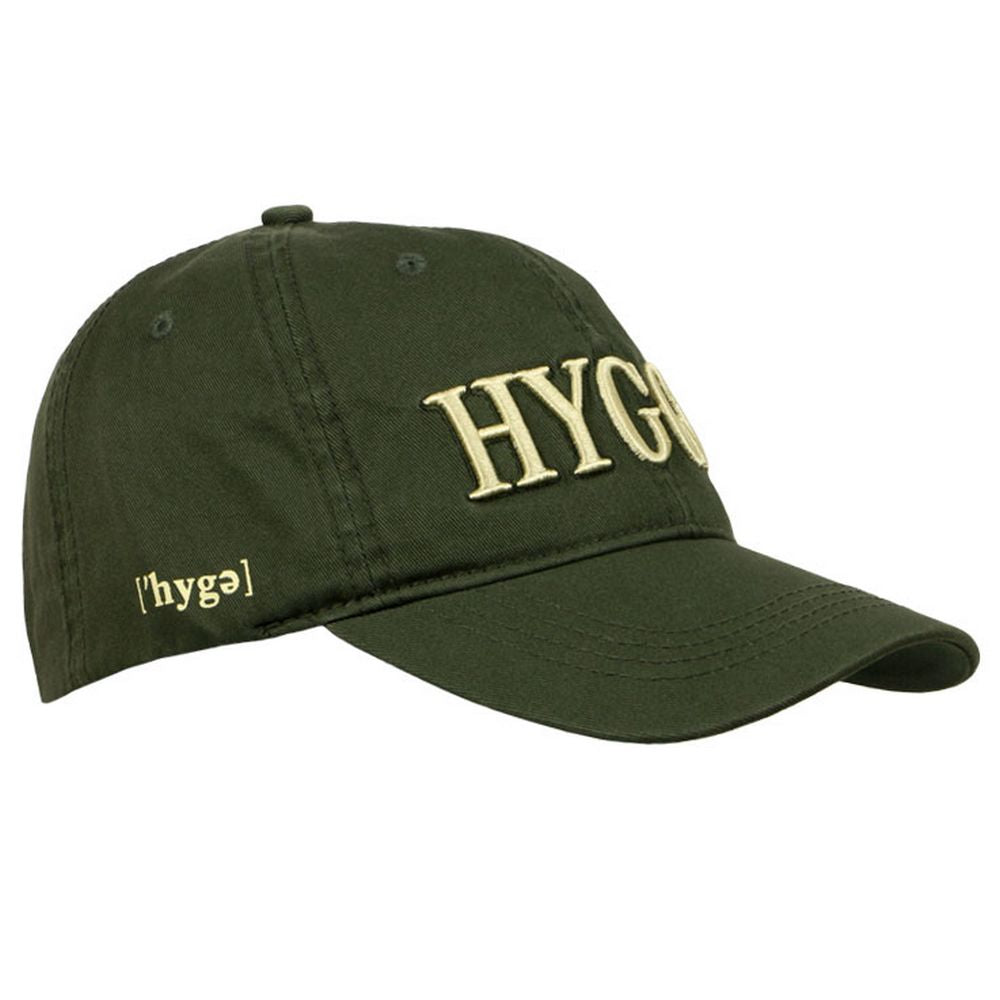 Danish HYGGE Baseball Cap - Grøn - Baseball Cap fra Memories of Denmark hos The Prince Webshop