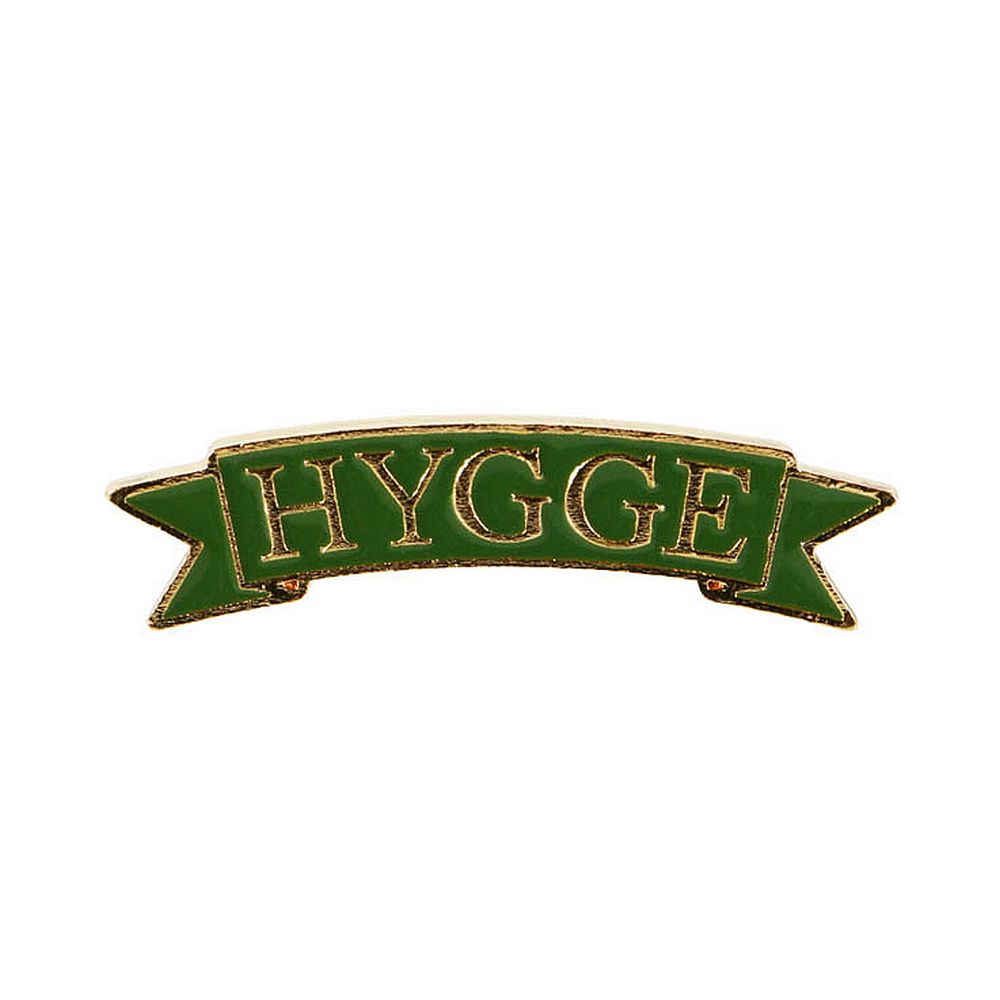 Hygge Emblem - Lapel Pin - Reversnål fra Memories of Denmark hos The Prince Webshop