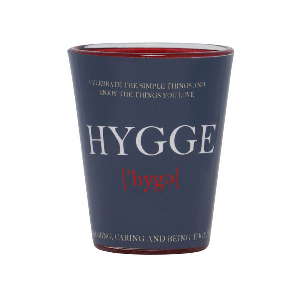 Shot Glas - Hygge Blå - Shotglas fra Memories of Denmark hos The Prince Webshop