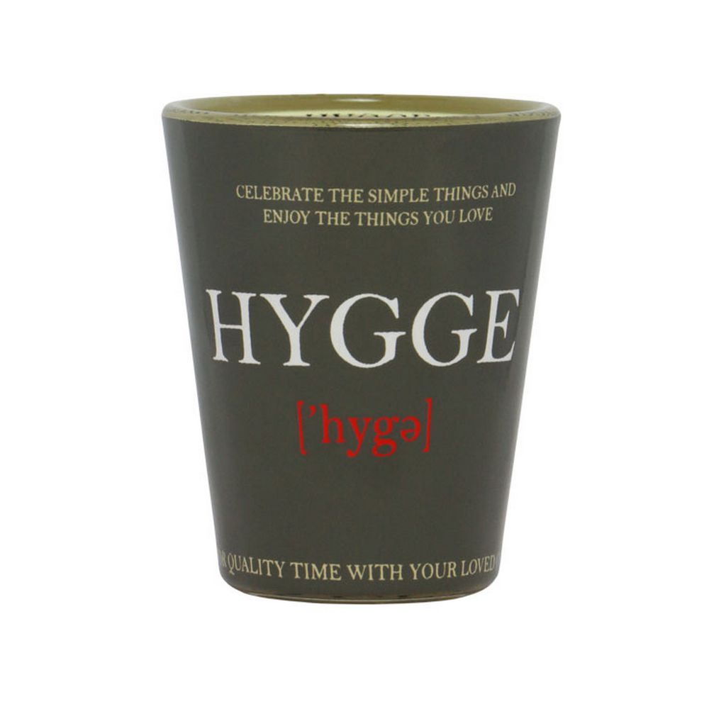 Shot Glas - Hygge Grøn - Shotglas fra Memories of Denmark hos The Prince Webshop