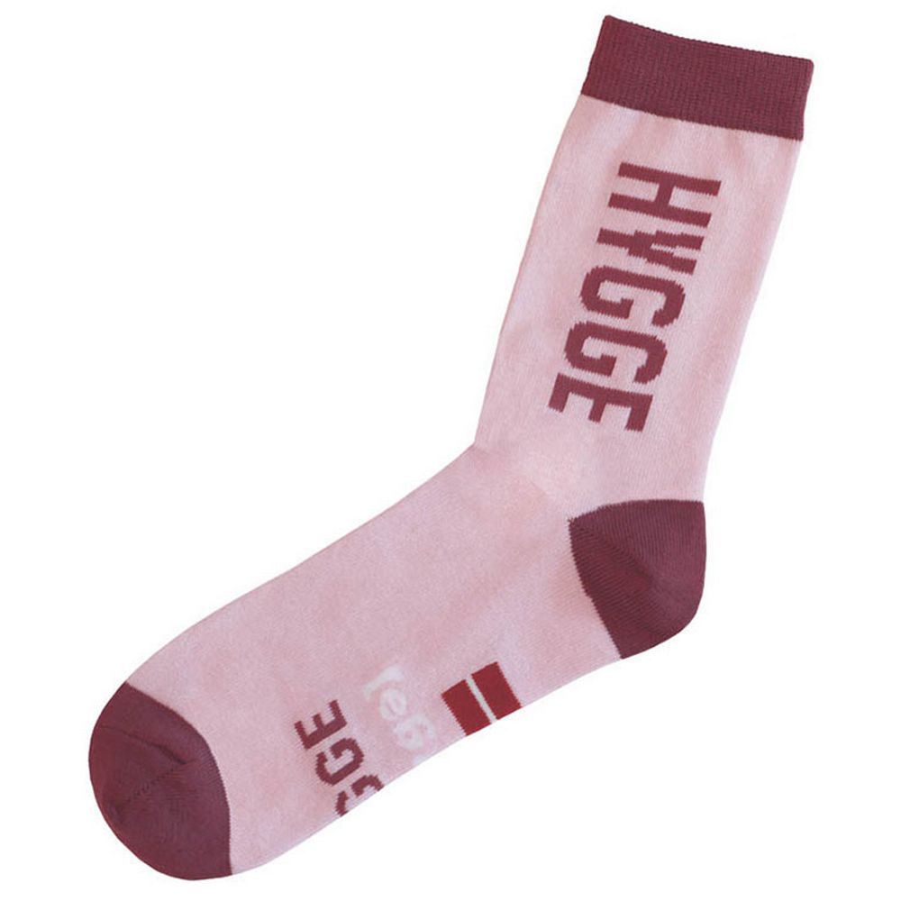 HYGGE Strømper i Pink & Rød - Herre Strømper fra Memories of Denmark hos The Prince Webshop