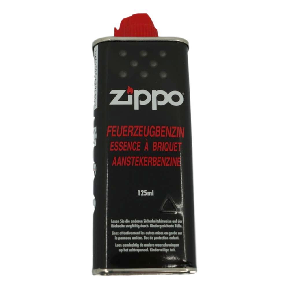 Original Børstet Chrom Zippo Lighter  i Original Gaveæske - Gavesæt fra Zippo hos The Prince Webshop