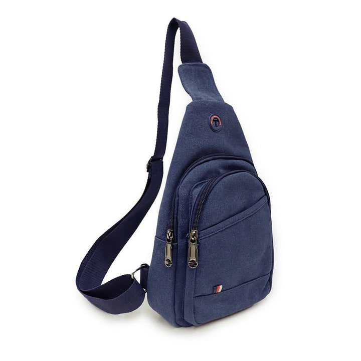 Canvas Crossbody Sling Bag - Funktionel Taske i 4 Farver - Taske fra Westend hos The Prince Webshop