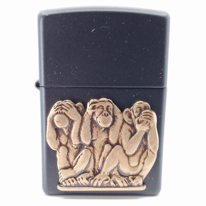 Original Zippo Lighter Three Monkeys - Zippo Lighter fra Zippo hos The Prince Webshop