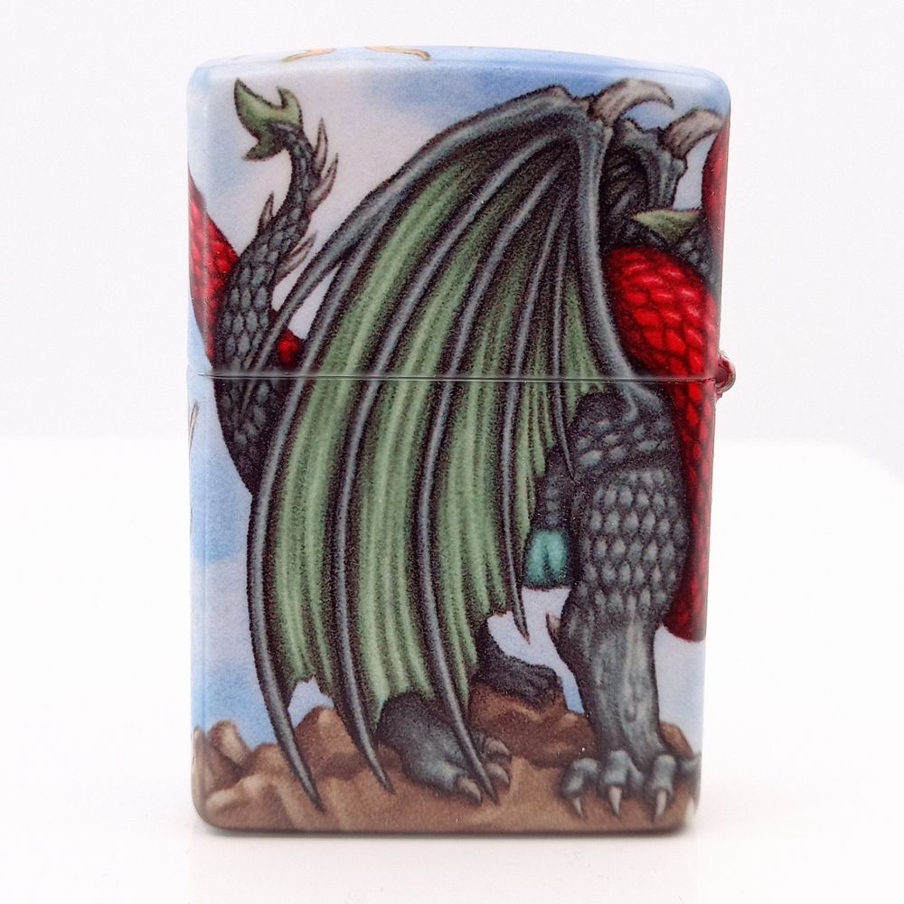 Zippo Premium Lighter 540° Fighting Dragons - Zippo Lighter fra Zippo hos The Prince Webshop