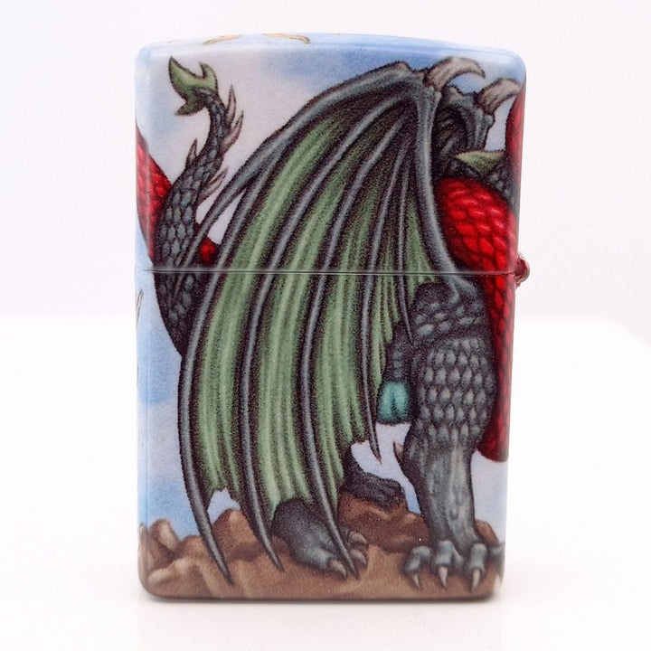Zippo Premium Lighter 540° Fighting Dragons - Zippo Lighter fra Zippo hos The Prince Webshop