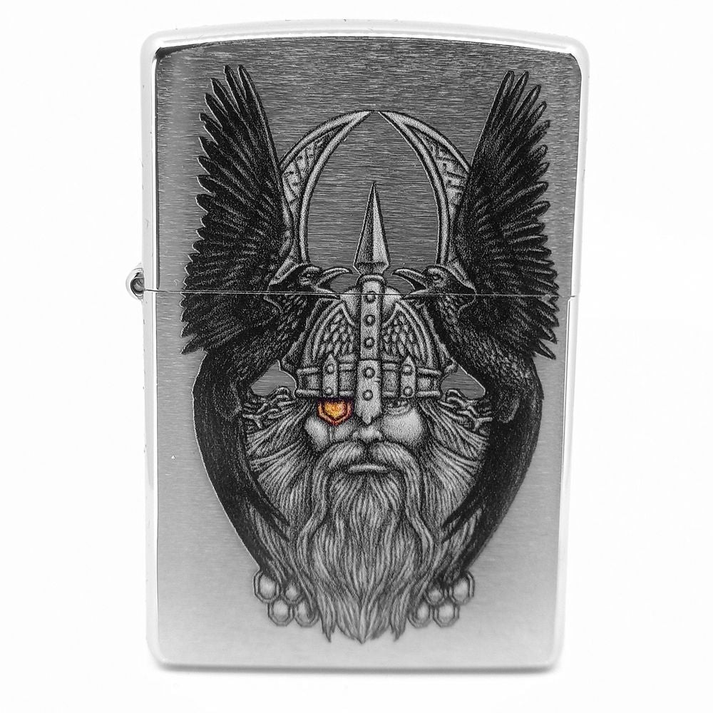 Zippo 60005643 Odin with Raven - Zippo Lighter fra Zippo hos The Prince Webshop