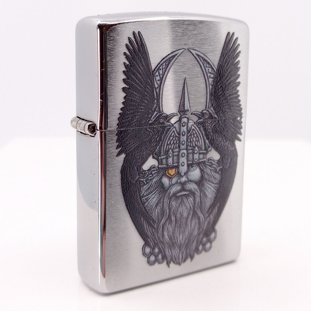 Zippo 60005643 Odin with Raven - Zippo Lighter fra Zippo hos The Prince Webshop