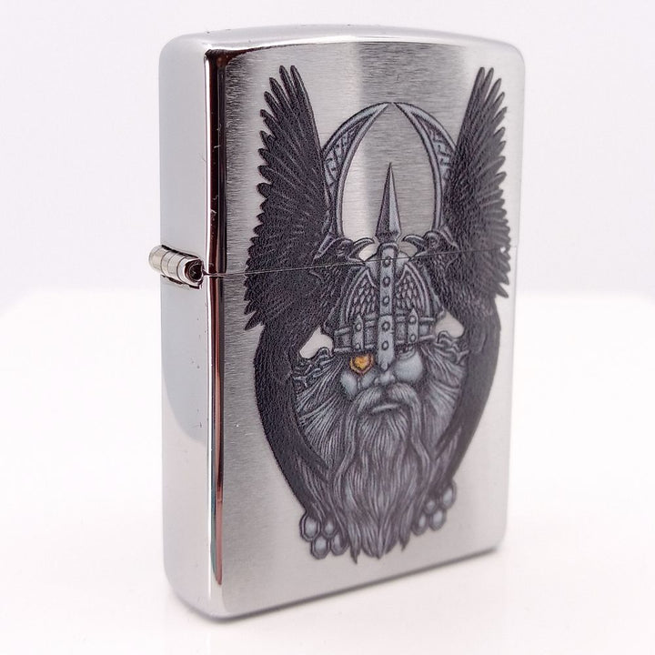 Zippo 60005643 Odin with Raven - Zippo Lighter fra Zippo hos The Prince Webshop