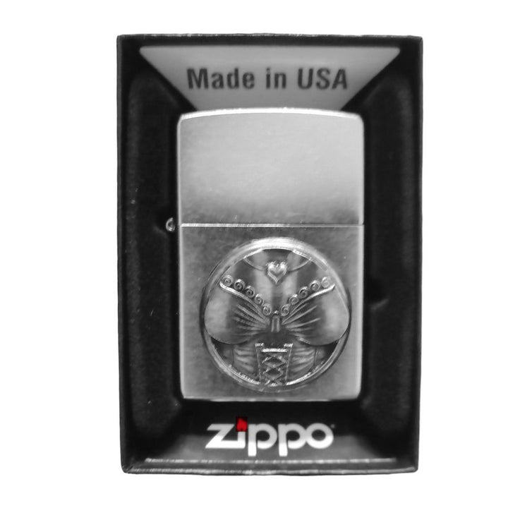 Zippo Lighter Dekolleté Emblem - Zippo Lighter fra Zippo hos The Prince Webshop