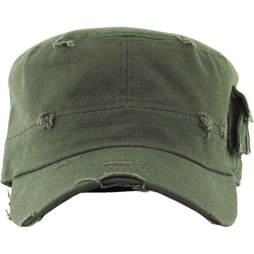 Ethos Army Cadet Cap i 100% Bomuld Distressed - 4 FARVER - Army Cap fra Ethos hos The Prince Webshop