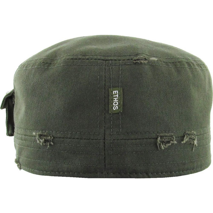 Ethos Army Cadet Cap i 100% Bomuld Distressed - 4 FARVER - Army Cap fra Ethos hos The Prince Webshop