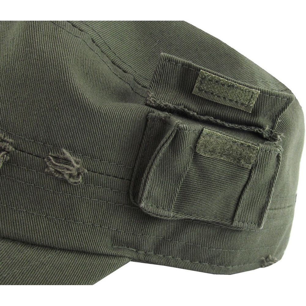 Ethos Army Cadet Cap i 100% Bomuld Distressed - 4 FARVER - Army Cap fra Ethos hos The Prince Webshop