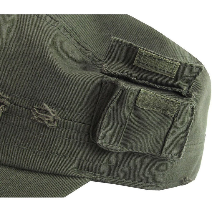 Ethos Army Cadet Cap i 100% Bomuld Distressed - 4 FARVER - Army Cap fra Ethos hos The Prince Webshop
