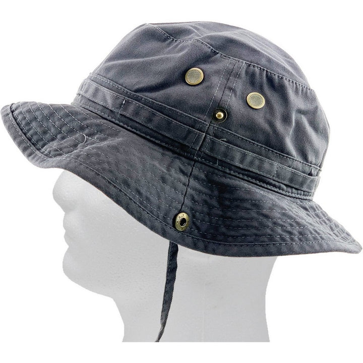 Ethos Boonie Safari Hat Mørkegrå - Bucket Hat fra Ethos hos The Prince Webshop