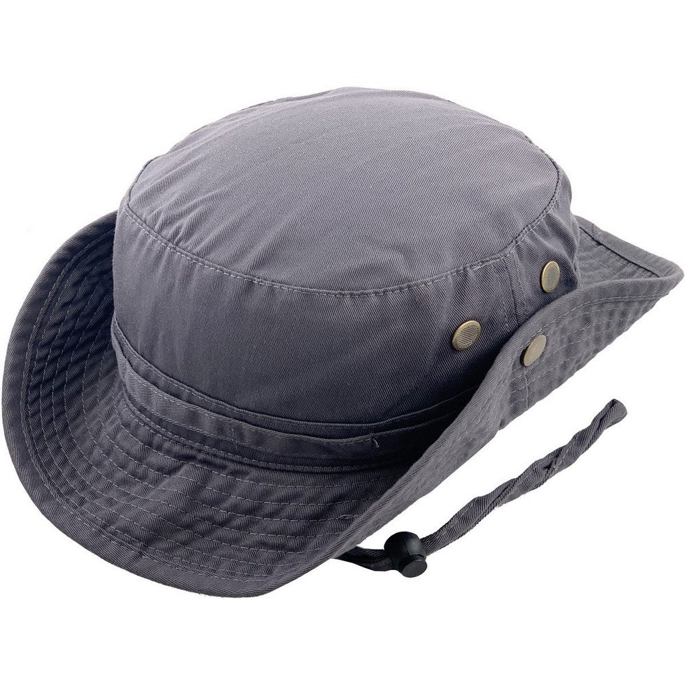 Ethos Boonie Safari Hat Mørkegrå - Bucket Hat fra Ethos hos The Prince Webshop