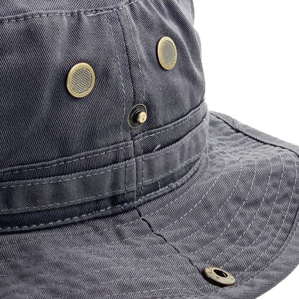 Ethos Boonie Safari Hat Mørkegrå - Bucket Hat fra Ethos hos The Prince Webshop