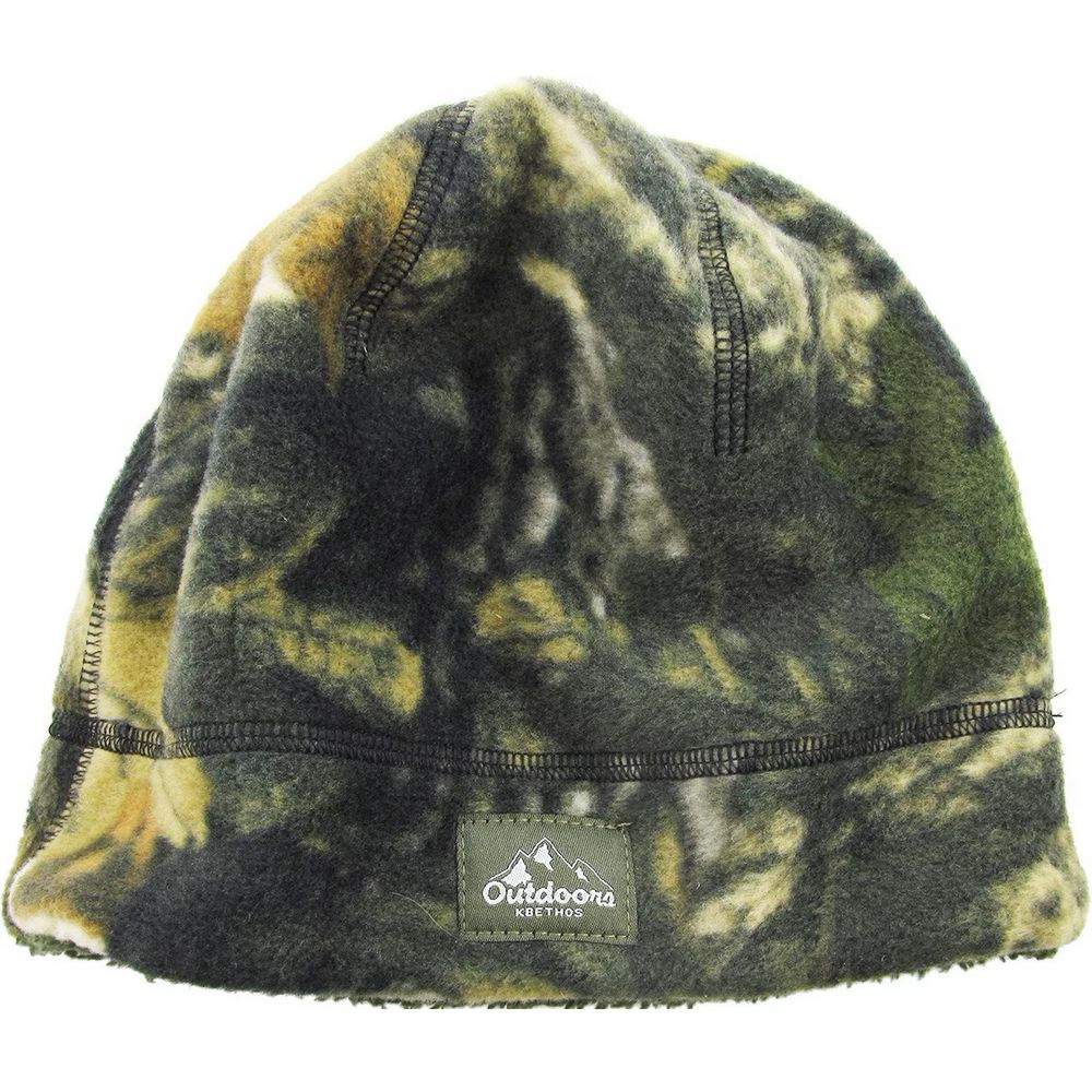 OUTDOOR BEANIE SHERPA FLEECE LINED - Grøn Camo - Hue fra Ethos hos The Prince Webshop