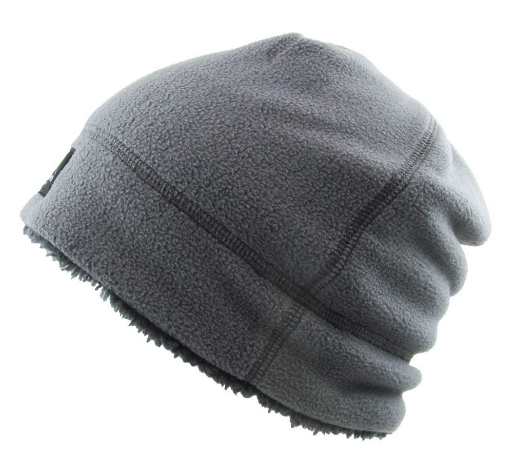 OUTDOOR BEANIE SHERPA FLEECE LINED - Grå Hue - Hue fra Ethos hos The Prince Webshop