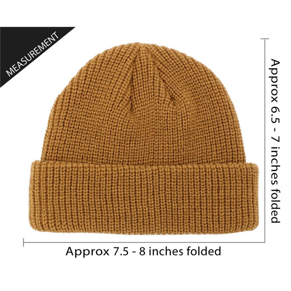 Ethos FISHERMAN BEANIE - BRUN acryl hue i klassisk fisker stil - Hue fra Ethos hos The Prince Webshop