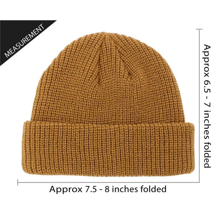 Ethos FISHERMAN BEANIE - BRUN acryl hue i klassisk fisker stil - Hue fra Ethos hos The Prince Webshop