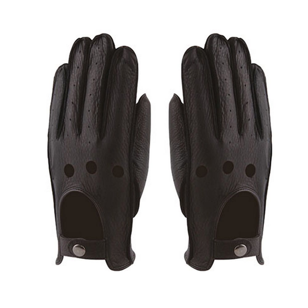 Sorte Hjorte-Skinds Køre Handsker - Handsker fra M.J. MICHAELSEN A/S hos The Prince Webshop