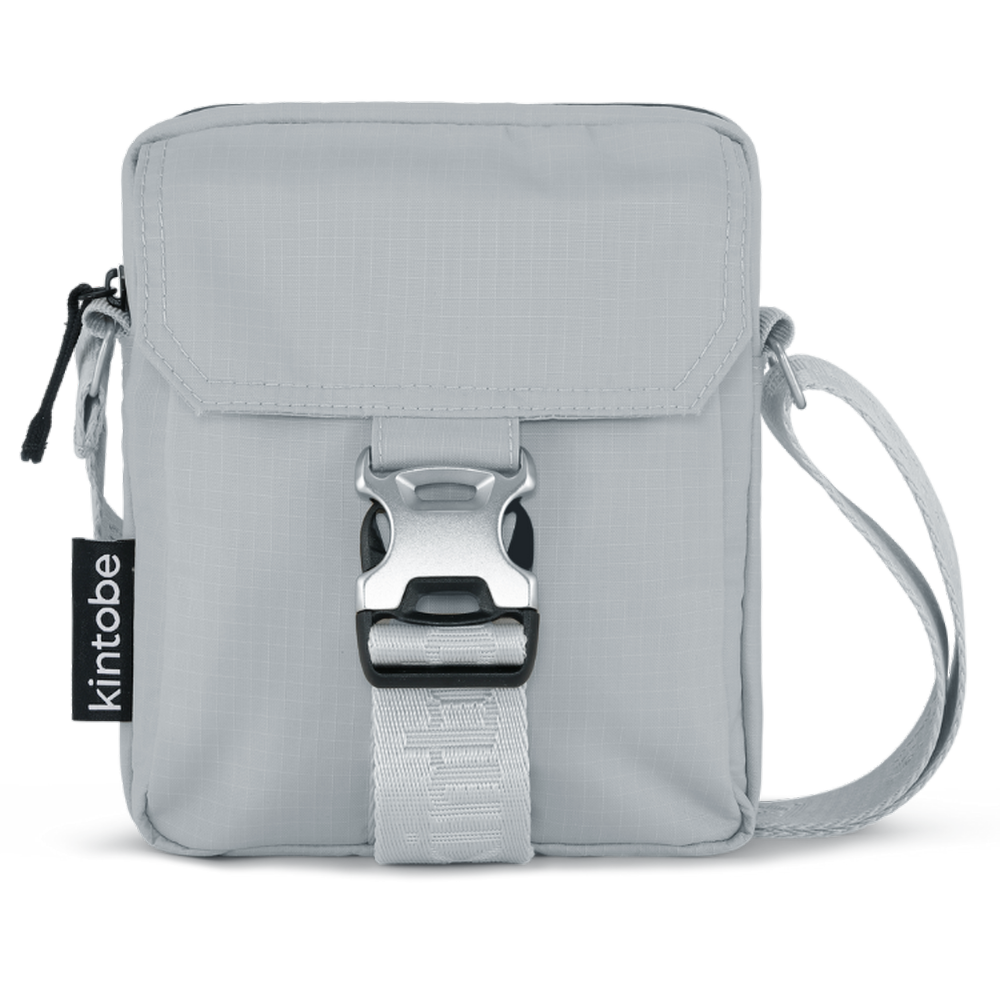 KINTOBE NICO mini messenger bag - Chrome Grey - Taske fra kintobe hos The Prince Webshop