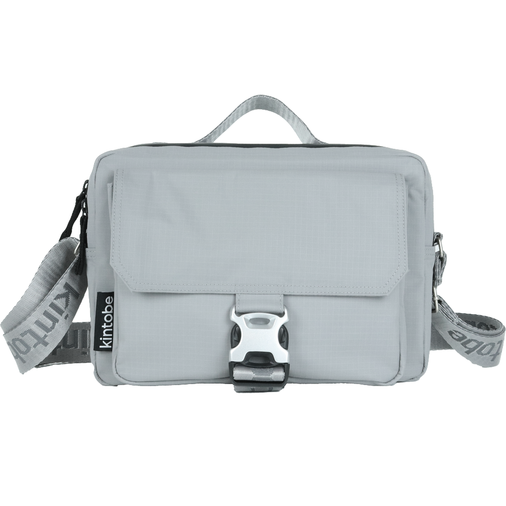 KINTOBE NOAH street messenger bag - Chrome Grey - Taske fra kintobe hos The Prince Webshop