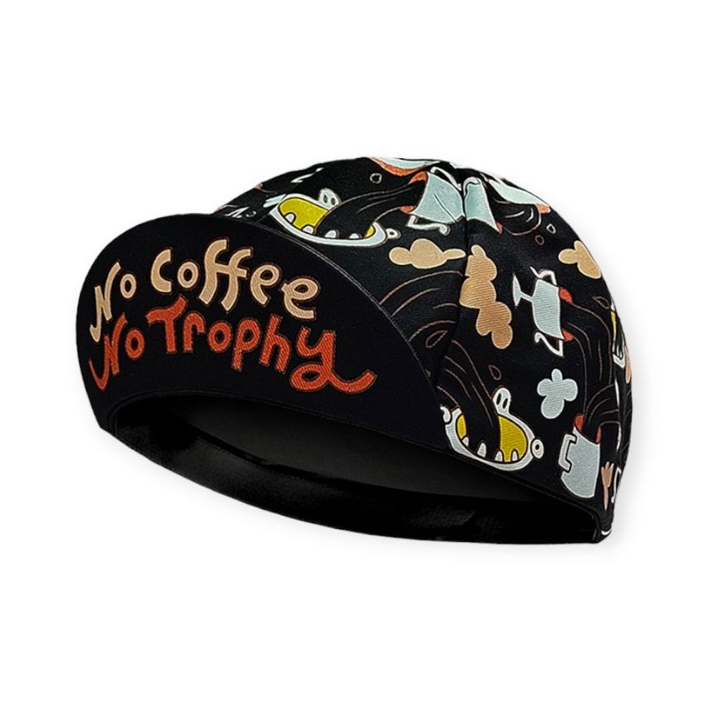 Bello Cykelkasket - No Coffee No Trophy - Cycling Cap fra Bello hos The Prince Webshop