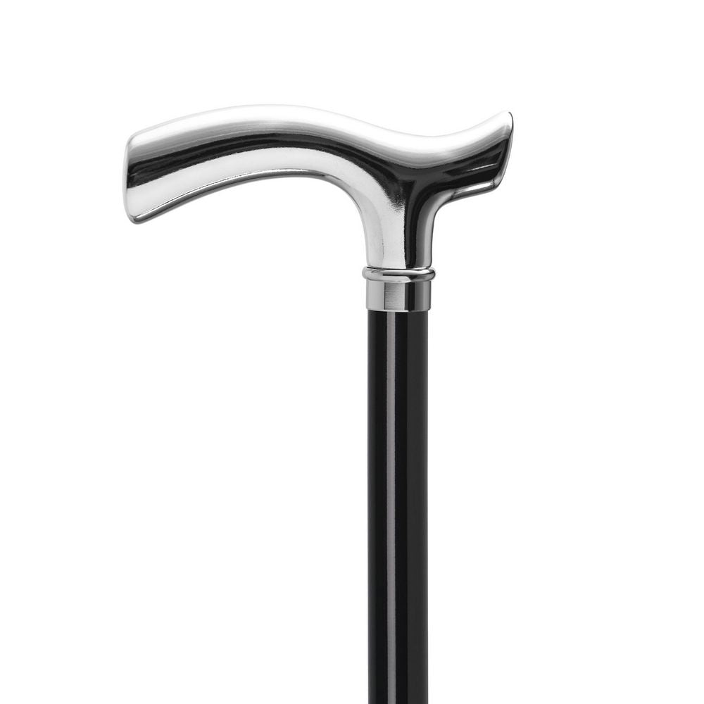 Spadserestok - SMOOTH CRUTCH CHROME - Spaderestok fra Ottavio Recalcati di Renato hos The Prince Webshop