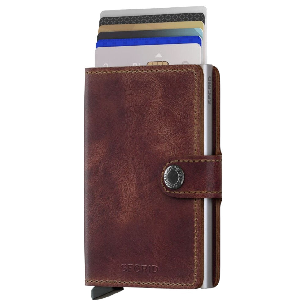 SECRID Miniwallet Vintage Brown - Kortholder fra SECRID hos The Prince Webshop