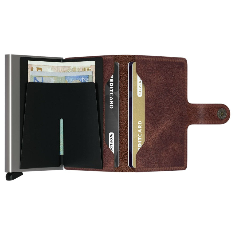 SECRID Miniwallet Vintage Brown - Kortholder fra SECRID hos The Prince Webshop