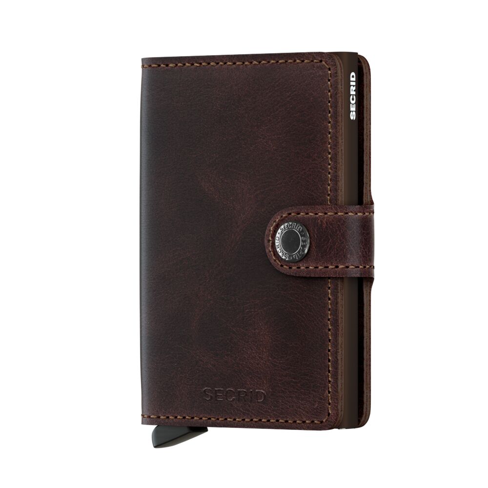SECRID MINIWALLET Vintage Chokolate - Kortholder fra SECRID hos The Prince Webshop