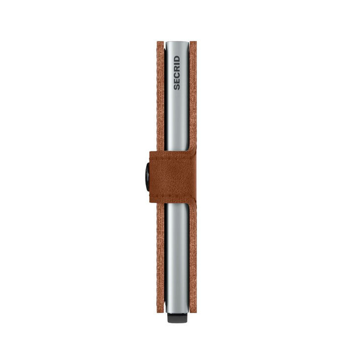 SECRID SLIMWALLET VINTAGE Cognac & Silver - Kortholder fra SECRID hos The Prince Webshop