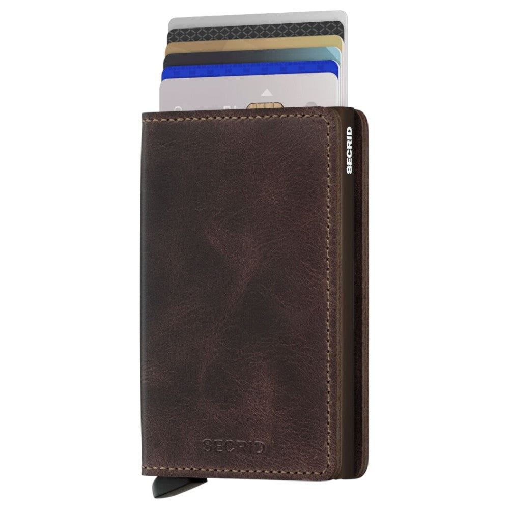 SECRID 
Slimwallet Vintage Chocolate - Kortholder fra SECRID hos The Prince Webshop
