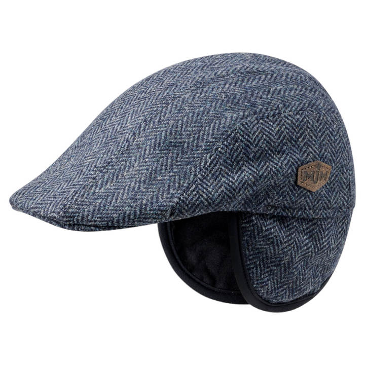 MJM Maddy EL 32 Virgin Wool Blue Sixpence - Flat Cap fra MJM Hats hos The Prince Webshop