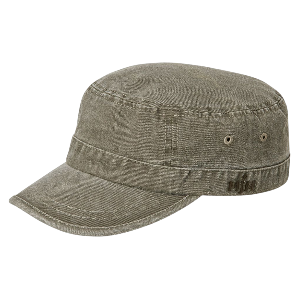 MJM CUBA Army Cap Dyed Cotton Twill - Grøn - Army Cap fra MJM Hats hos The Prince Webshop