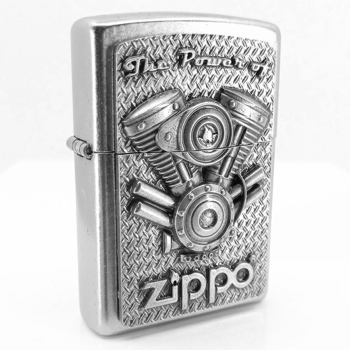 Zippo 2005714 V Motor Lighter - Zippo Lighter fra Zippo hos The Prince Webshop
