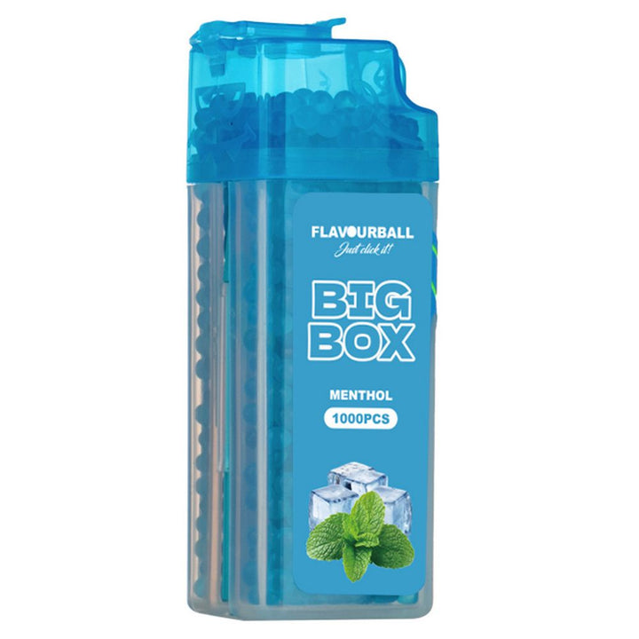 1000 stk Menthol Flavour Balls Aroma Kugler i Big Box