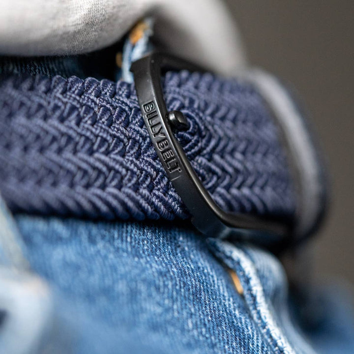 BILLYBELT Deep Water Woven Elastic Belt - Elastisk Komfort Bælte - Bælte fra BILLYBELT hos The Prince Webshop